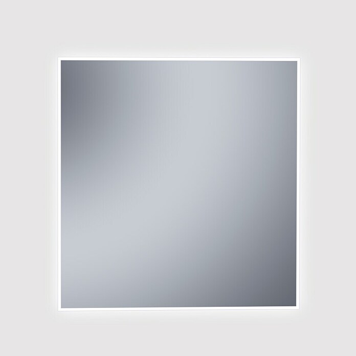 Espejo con luz Elegant (An x Al: 80 x 80 cm, Blanco frío) | BAUHAUS