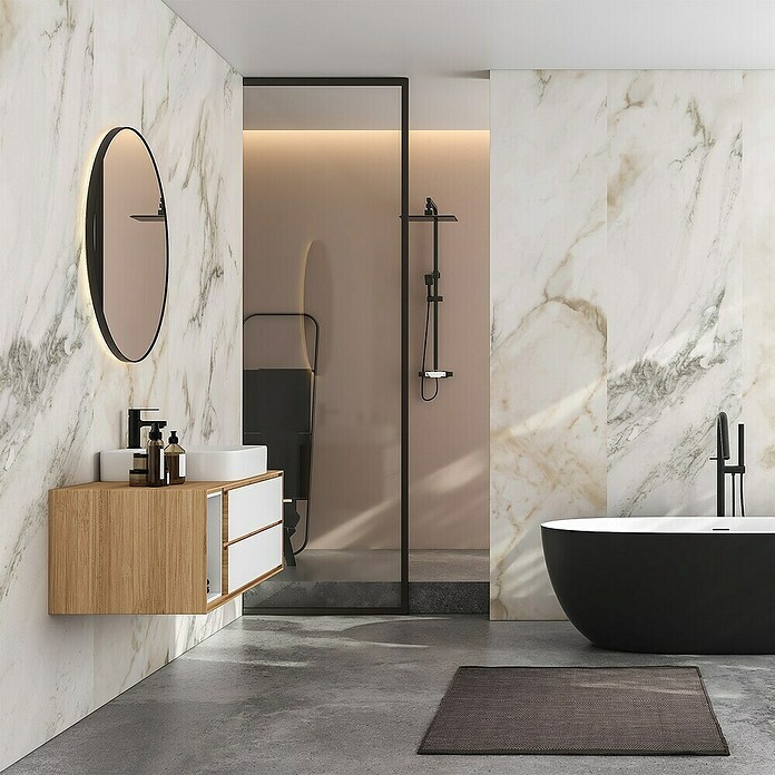 Wandpaneel Marmo Luce (l x b x d: 2.605 x 482 x 4,5 mm, Marmo Luce) | BAUHAUS