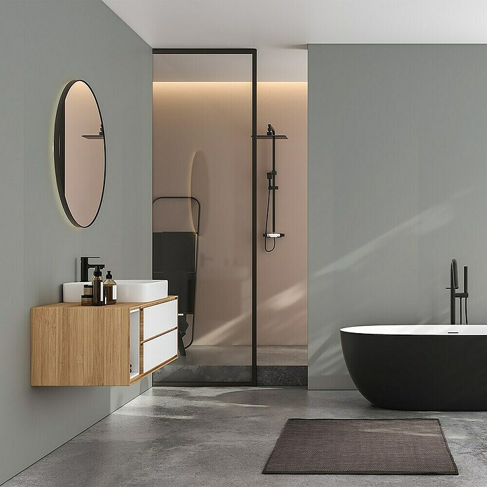 Wandpaneel SPC Platinum Grey (l x b x d: 2.605 x 150 x 4,5 mm, Platinum Grey) | BAUHAUS