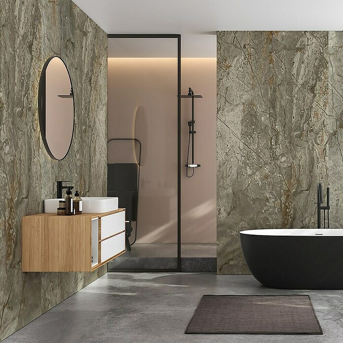 Wandpaneel SPC Grigio Imperiale (l x b x d: 2.605 x 482 x 4,5 mm, Grigio Imperiale) | BAUHAUS