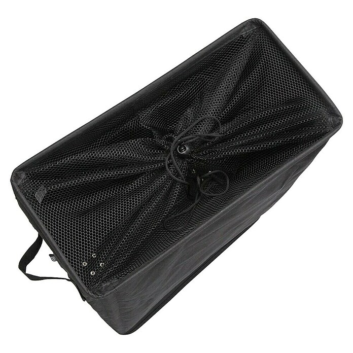 Cesta de ropa (38,5 x 19 x 58 cm, Negro) | BAUHAUS
