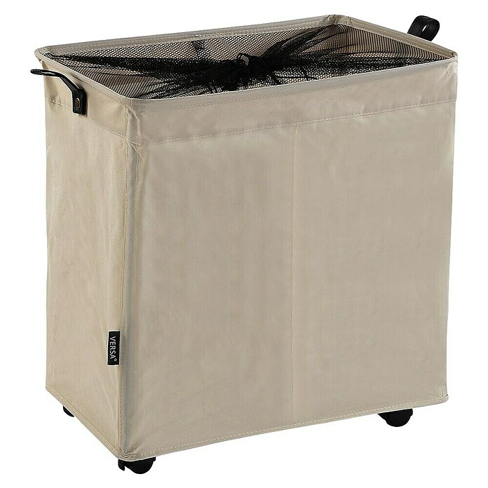 Versa Cesta de ropa (58 x 35 x 54,4 cm, Beige) | BAUHAUS