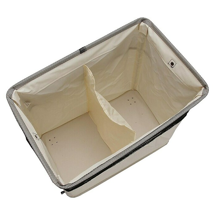 Versa Cesta de ropa (58 x 35 x 54,4 cm, Beige) | BAUHAUS