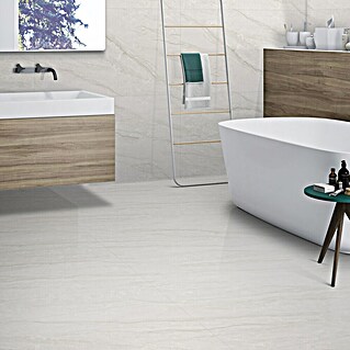 Feinsteinzeugfliese Marbella Bianco (60 x 120 cm, Bianco, Glänzend)