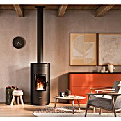 FreePoint Estufa de leña Eos (8 kW, Volumen de calefacción: 224 m³, Metal Negro) | BAUHAUS