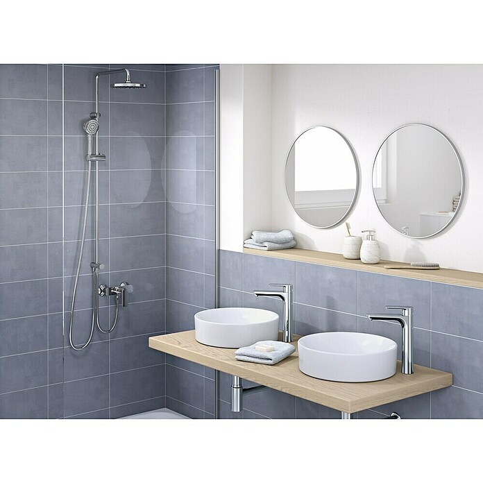 Hansa Pico Brausegarnitur (Lochabstand: 87,9 cm, Chrom) | BAUHAUS