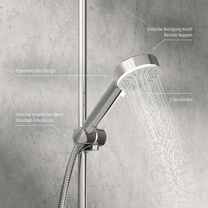 Hansa Pico Brausethermostat (Chrom) | BAUHAUS