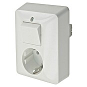 Q-Link Combinatie wandcontactdoos/schakelaar wissel (Polarwit) | BAUHAUS