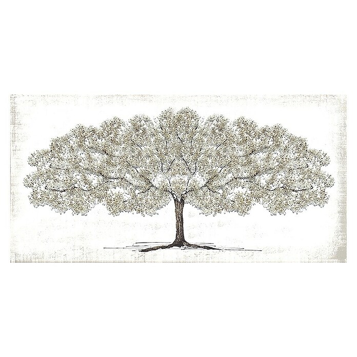 Cuadro pintado a mano Árbol (Árbol oro, An x Al: 100 x 50 cm) | BAUHAUS