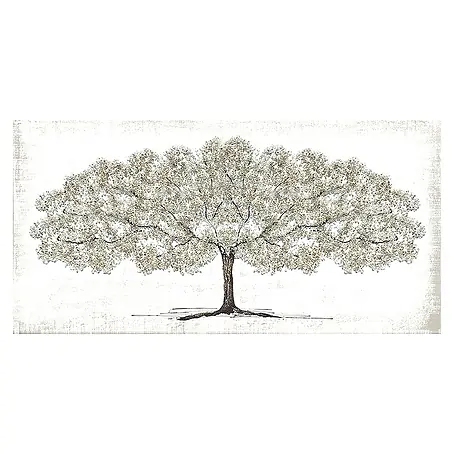 Cuadro pintado a mano Árbol
