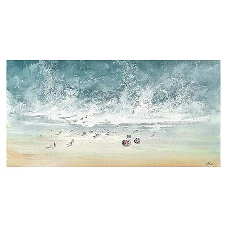 Cuadro pintado a mano Playa