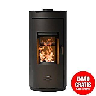 FreePoint Estufa de leña Eos (8 kW, Volumen de calefacción: 224 m³, Metal Negro)