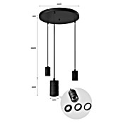 Calex Hanglamp rond (Diameter: 40 cm, Pendellengte: 2 m, E27) | BAUHAUS