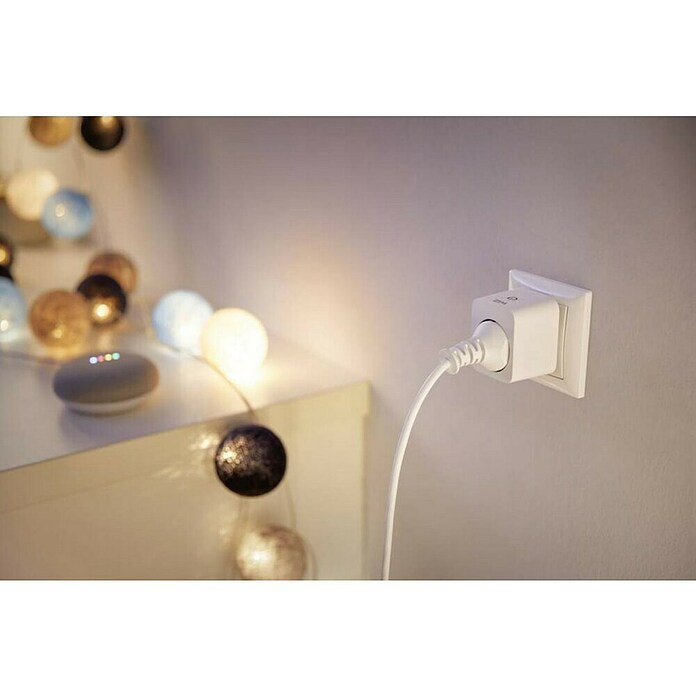 WiZ Pametna vtičnica  (Maksimalna priključna moč: 2.300 W, 230 V, 10 A) | Vtičnice in stikala z daljinskim upravljanjem | Adapterji in vmesniki | Elektro oprema | Elektro in svetila | Izdelki | BAUHAUS