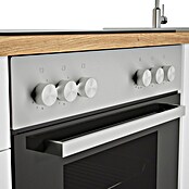Respekta Composición de cocina (Ancho: 250 cm, Con dispositivos eléctricos, Blanco)