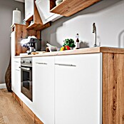 Respekta Composición de cocina (Ancho: 250 cm, Con dispositivos eléctricos, Blanco)