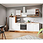 Respekta Keukenblok (Breedte: 280 cm, Met elektrische apparatuur, Wit)