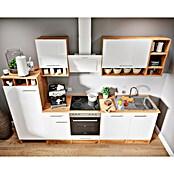 Respekta Keukenblok (Breedte: 280 cm, Met elektrische apparatuur, Wit)