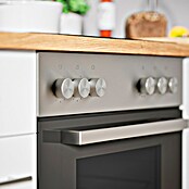 Respekta Composición de cocina (Ancho: 250 cm, Con dispositivos eléctricos, Blanco)