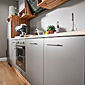 Respekta Keukenblok (Breedte: 280 cm, Met elektrische apparatuur, Grijs)