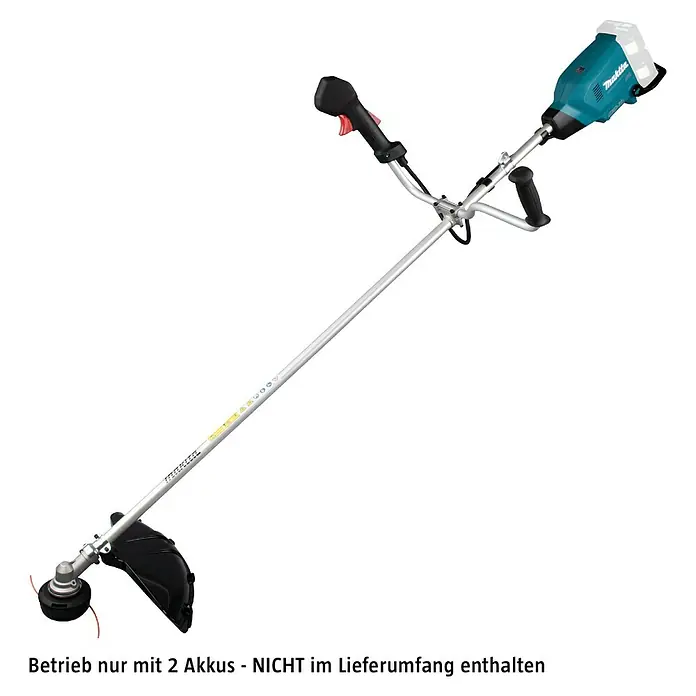 Makita LXT 18V Akku-Freischneider DUR369AZX6 - 18 V, Ohne Akku, Schnittbreite Faden: 43 cm, Schnittbreite Messer: 25,5 cm - Makita Akku-Rasentrimmer mit robustem Schaft, ergonomischem Griff und effizientem Schneidsystem für präzise Gartenpflege.