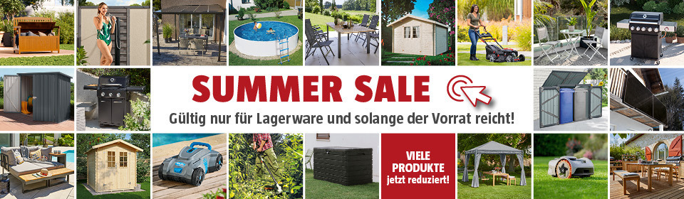 BAUHAUS Saisonabverkauf, solange der Vorrat reicht