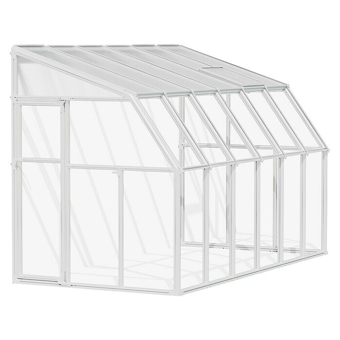 Palram – Canopia Terraza Solarium Sun Room (Medidas ext. (An x Pr): 386 x 200 cm, Plástico, Blanco) | BAUHAUS