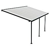 Solid Elements Marquesina adosada (Profundidad: 3 m, An x Al: 5,46 x 2,1 m, Gris antracita)