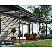 Solid Elements Marquesina adosada (Profundidad: 3 m, An x Al: 6,1 x 2,1 m, Gris antracita)