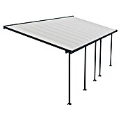 Solid Elements Marquesina adosada (Profundidad: 3 m, An x Al: 7,3 x 2,1 m, Gris antracita)