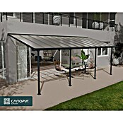 Solid Elements Marquesina adosada (Profundidad: 3 m, An x Al: 7,3 x 2,1 m, Gris antracita)