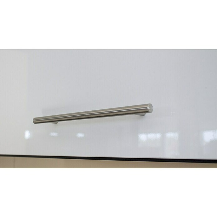 Respekta Premium Composición de cocina (Ancho: 270 cm, Con dispositivos eléctricos, Blanco de alto brillo)