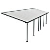 Solid Elements Marquesina adosada (Profundidad: 3 m, An x Al: 9,71 x 2,1 m, Gris antracita)