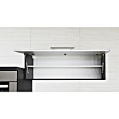 Respekta Premium Küchenzeile RP310ESCBO (Breite: 310 cm, Mit Elektrogeräten, Schwarz Hochglanz)