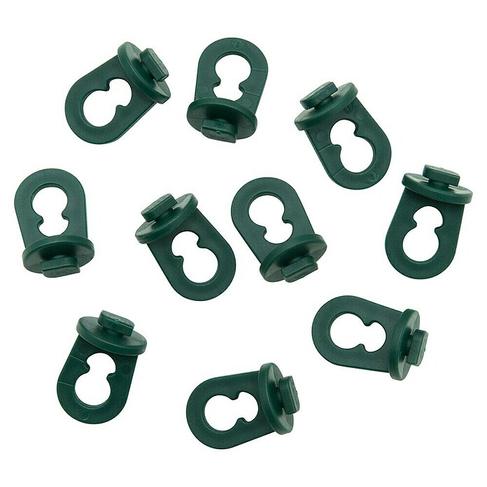 Palram Clip para invernadero (10 uds., Plástico)