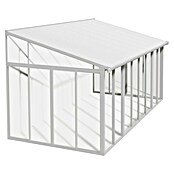 Palram Porche acristalado (An x Pr x Al: 5,46 x 3 m x 3,1 m, Blanco tráfico)
