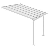 Palram Marquesina adosada (Profundidad: 3 m, An x Al: 3,05 x 2,1 m, Blanco tráfico)