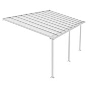 Palram Terrassenüberdachung Olympia (Tiefe: 3 m, B x H: 6,1 x 2,1 m, Verkehrsweiß)