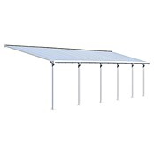 Palram Terrassenüberdachung Olympia (Tiefe: 3 m, B x H: 9,71 x 2,1 m, Verkehrsweiß)
