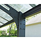 Palram – Canopia Carport Arizona Wave (Medidas ext. (An x Pr): 578 x 495 cm, Carport doble, Antracita) | BAUHAUS