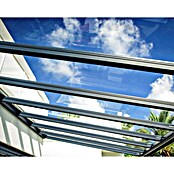 Palram – Canopia Terrassenüberdachung Stockholm (B x T: 368 x 340 cm, Anthrazitgrau, Polycarbonat, Transparent) | BAUHAUS