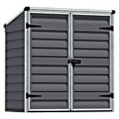 Palram – Canopia Arcón Voyager (L x An x Al: 90 x 139 x 146 cm, Gris oscuro, Policarbonato) | BAUHAUS