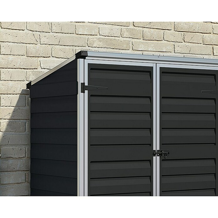 Palram – Canopia Arcón Voyager (L x An x Al: 90 x 139 x 146 cm, Negro, Policarbonato) | BAUHAUS