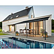 Palram – Canopia Marquesina adosada Capri (An x Pr: 555 x 299 cm, Antracita, Policarbonato, Gris) | BAUHAUS