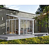 Palram – Canopia Porche acristalado San Remo (An x Pr x Al: 3,05 x 3 x 3,1 m, Blanco tráfico) | BAUHAUS