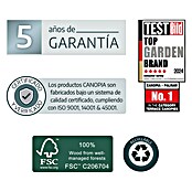 Palram – Canopia Invernadero Natura (Medidas ext. (An x Pr): 249 x 500 cm, Plástico, 4 mm, Natural) | BAUHAUS