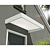 Palram – Canopia Marquesina para puerta Sophia (160 x 95 x 17 cm, Blanco, Color del techo: Blanco opal) | BAUHAUS