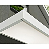 Palram – Canopia Marquesina para puerta Sophia (215 x 95 x 17 cm, Blanco, Color del techo: Blanco opal) | BAUHAUS