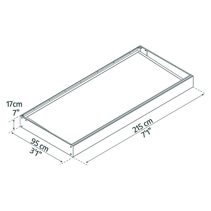 Palram – Canopia Marquesina para puerta Sophia (215 x 95 x 17 cm, Blanco, Color del techo: Blanco opal) | BAUHAUS