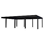 Palram – Canopia Carport Oslo (Medidas ext. (An x Pr): 5,96 x 9,01 m, Negro) | BAUHAUS